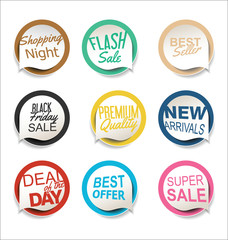 Abstract modern vector banners collection 