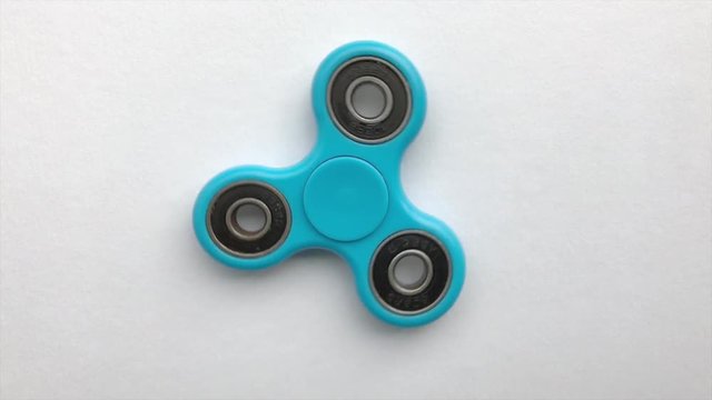 toy fidget spiner on a white background.