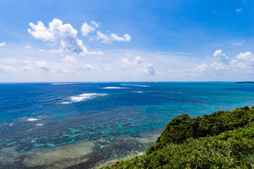 Fototapeta na wymiar Sea, reef. Okinawa, Japan, Asia.