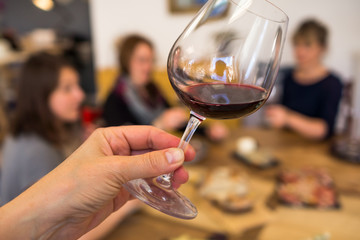 dégustation vin rouge