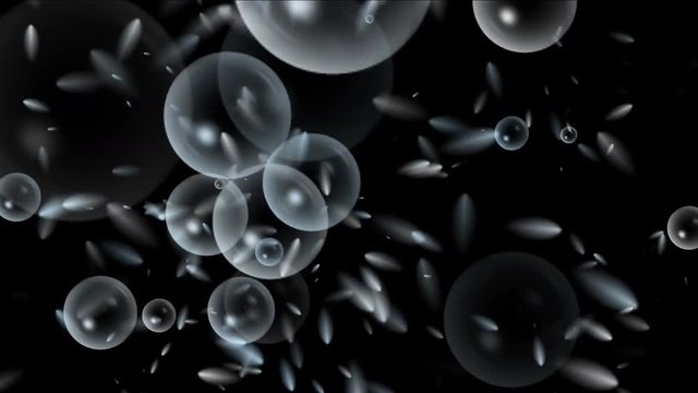 4k Bubble blisters soda water Spa stars backdrop,clean bath vector art background.transparent air balloons.cells&algae bacteria microbes spores swimming,worm eggs.