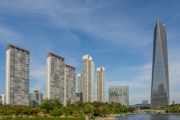 Obraz premium Songdo Central Park