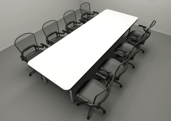 Meeting room 3D rendering