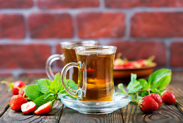 strawberry tea
