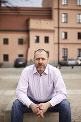 Obraz premium Portrait of casual man