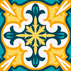 Oriental traditional ornament,Mediterranean seamless pattern, tile design, vector illustration.