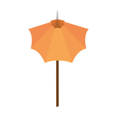 isolated cute umbrella icon vector graphic illustration