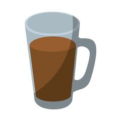 cold drink of chocolate icon vector illustration graphic design