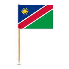 Flag of Namibia. Flag toothpick