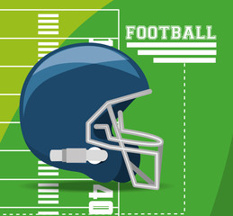 american football sport game to competition vector illustration