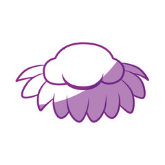 isolated cute moustache icon vector illustration graphic design