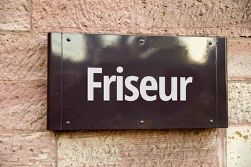 Fototapeta premium Friseur