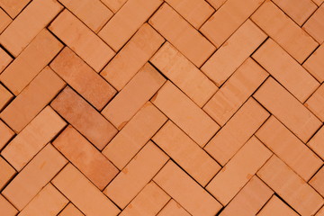 Fischgr&auml;ten mit Ziegelsteinen