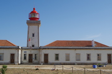 Fototapeta na wymiar Lighthouse of Cape Carvoeiro in Lagoa