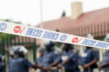 Crime scene police tape