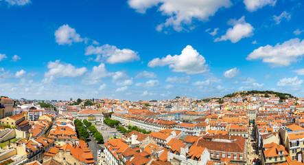 Panoramic view of Lisbon