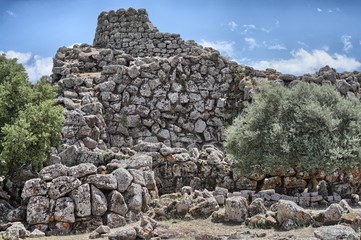 Nuraghe Arrubiu. Orroli, Sardegna