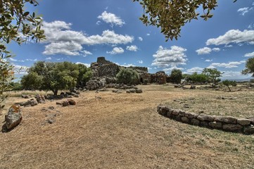 Nuraghe Arrubiu. Orroli, Sardegna