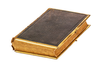 Fototapeta premium brown old closed book