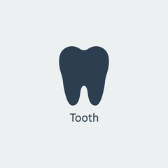 Tooth icon. Vector illustration