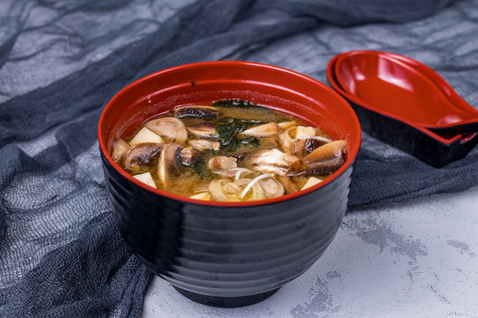 Miso Soup With Mushrooms