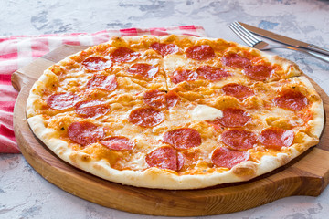 Pepperoni pizza