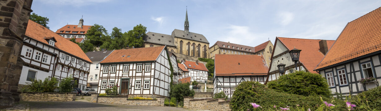 historic town warburg germany