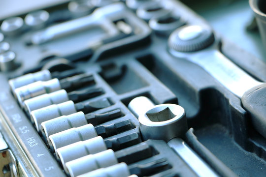 Tools kit close up