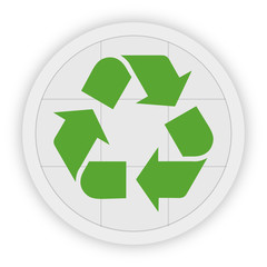 Icon Schaltfläche - Recycling
