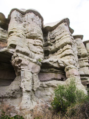 Rock formations in Cappadocia