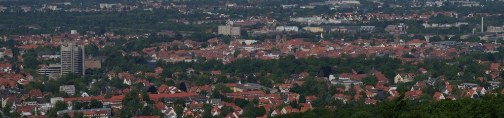 Fototapeta na wymiar Stadtpanorama Göttingen