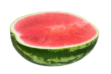A chunk of watermelon isolated on white background