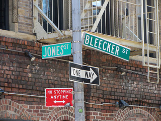Bleecker Street Sign, Manhattan, New York