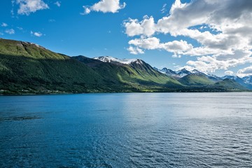 Norwegian fjord landscape (Romsdalfjord)