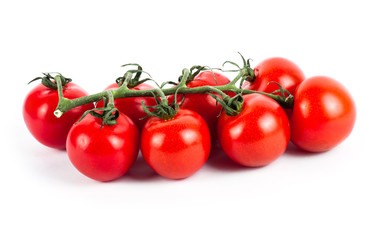 Ripe fresh tomato isolated