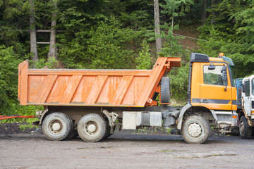 truck for industrial use in construction