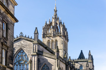 antique church building in Edinburgh, Scotland