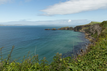 the rugged Atlantic coast of Northern Ireland