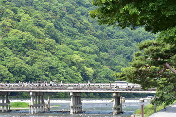 Naklejka premium 渡月橋