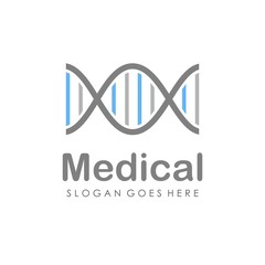 Medical logo and icon design vector