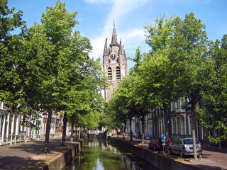 Fototapeta na wymiar Delft, the Old Church
