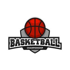 Basketball team logo design vector