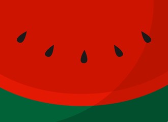 Watermelon background and wallpaper illustration vector