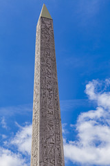 Luxor Obelisk at Place de la Concorde in Paris