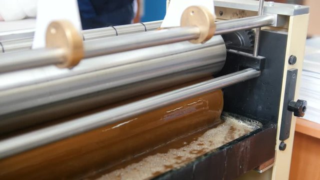 Polygraph machine - Industrial glue on printing industry