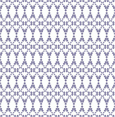 Ornamental seamless pattern. Blue and white colors.  Endless template for wallpaper, textile, wrapping, print, interior, floor, fabric. Abstract texture. Traditional ethnic ornament for  design.