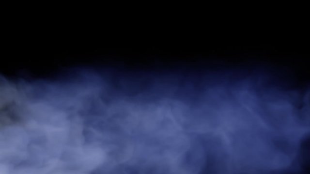 High Quality Smoke Loop - Dark Blue -  with alpha channel, 30 ips High Definition Pre-Keyed stock footage element for compositing. Ideal for visual effects & motion graphics.