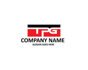 Fototapeta premium TPG Letter Logo