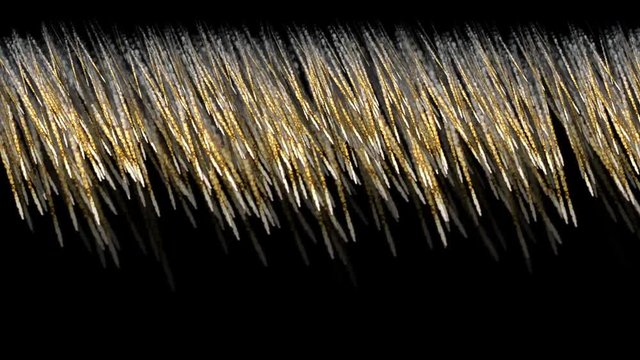 4k Meteors Bombing war,meteorites smoke particle weaving art fireworks pattern background.