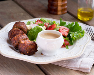 Falafel with salad